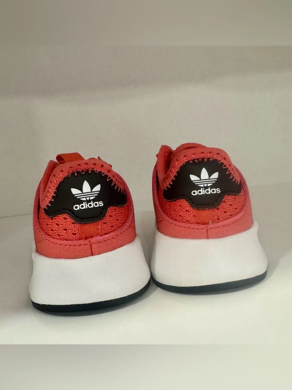 adidas Kids Red Mesh Sneakers with White Midsole